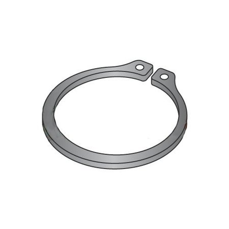 External Retaining Ring, Steel Black Phosphate Finish, 0.344 In Shaft Dia, 2000 PK